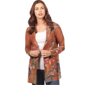 New FDJ Floral Suede Jacket
